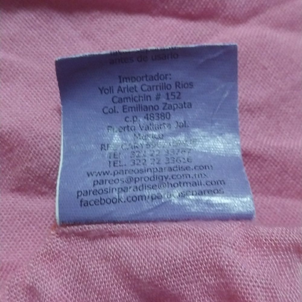Pink Gecko Kaftan Midi Dress Cover up Top - Picture 8 of 8